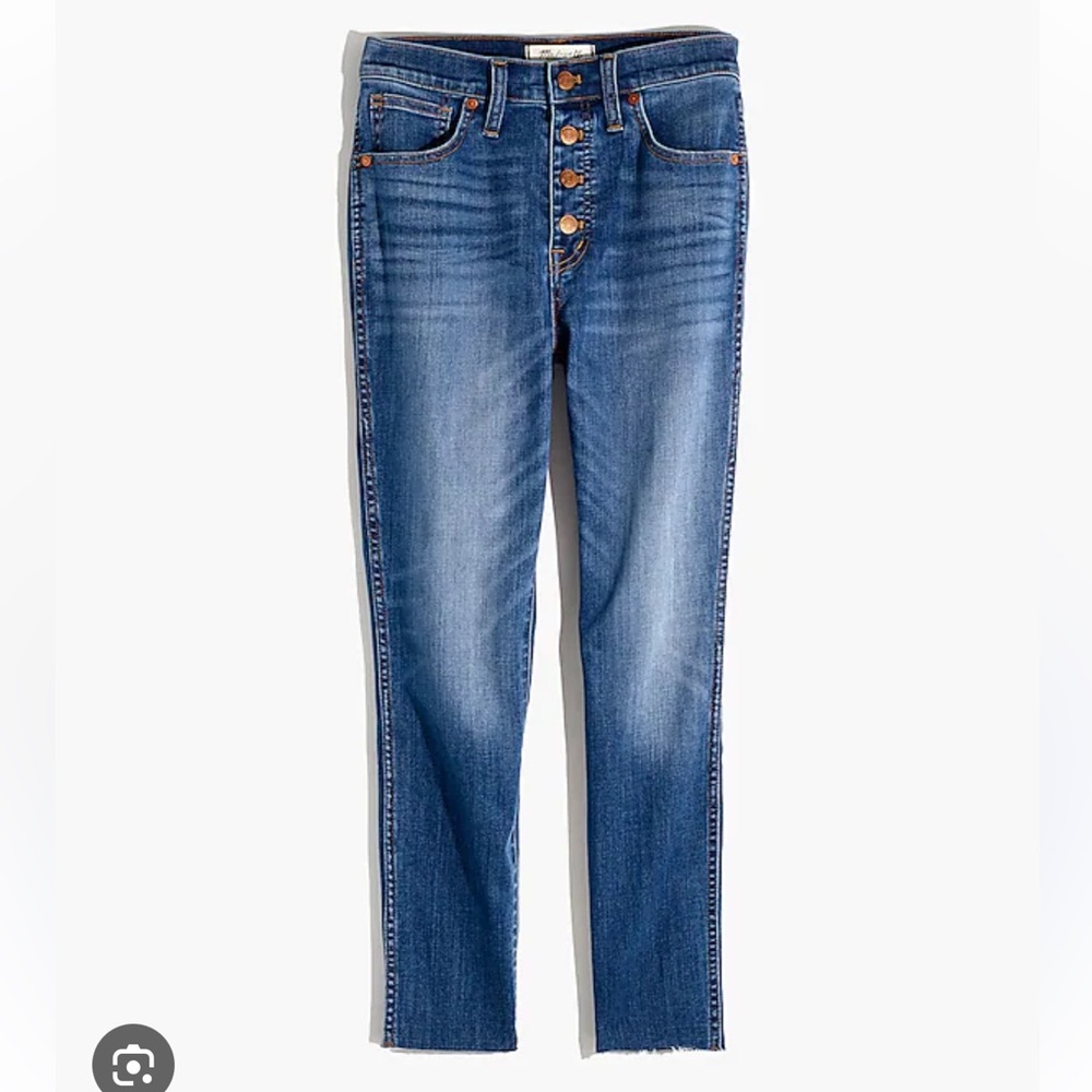 MADEWELL 10” High Rise Skinny Crop Jeans - 27P